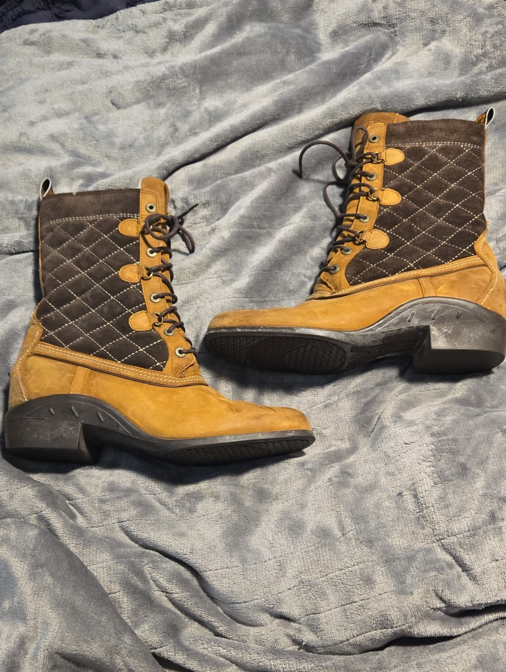 Ariat-Barnsley Leather Riding Quilted Boots-Sz 9B